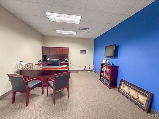 Home Office, Interior, Recessed Lighting