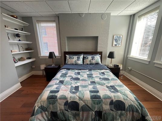 Bedroom, Interior, Wood Texture Flooring