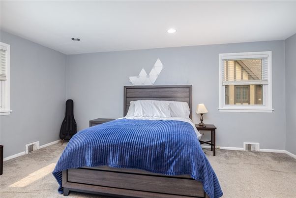 Bedroom, Interior, Recessed Lighting