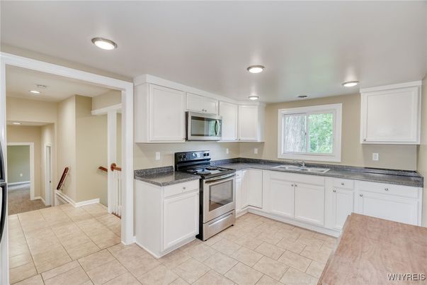 Interior, Kitchen, Recessed Lighting, Stainless Steel Appliances