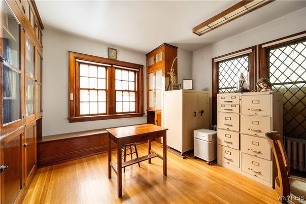 Home Office, Interior, Wood Texture Flooring