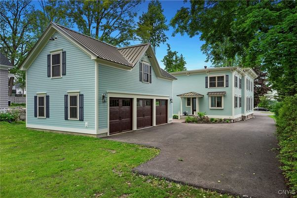 Attached, Backyard, Exterior, Facade, Farmhouse