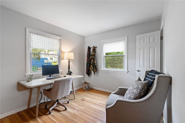 Home Office, Interior, Wood Texture Flooring