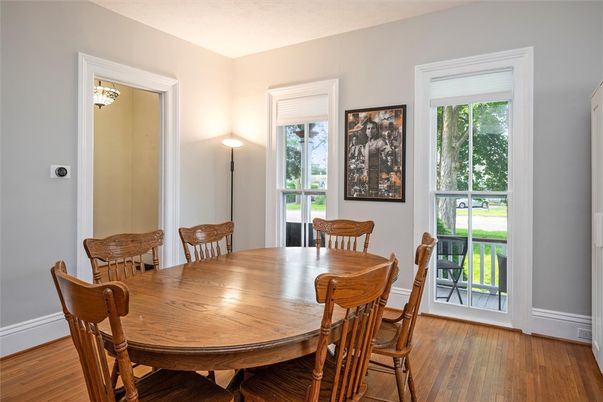 Dining room, Interior, Wood Texture Flooring
