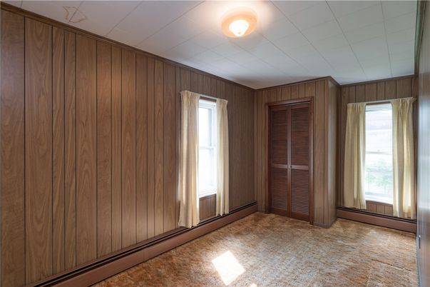 Empty room, Interior, Wooden Walls