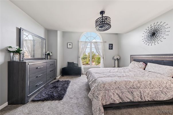 Bedroom, Interior, Pendant Lights