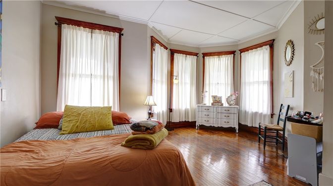 Bedroom, Interior, Wood Texture Flooring