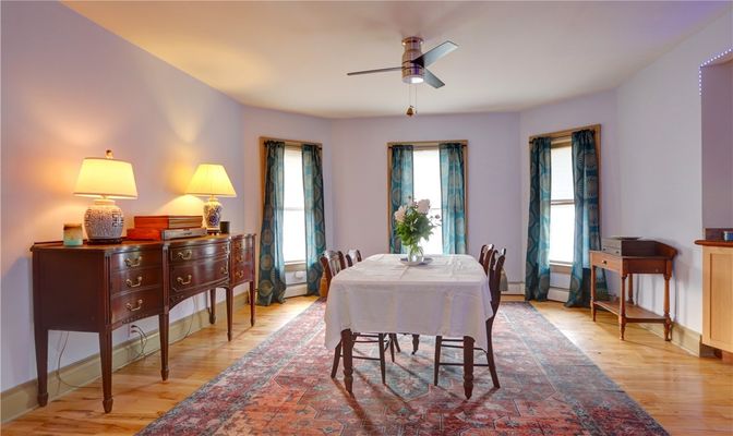 Dining room, Interior, Wood Texture Flooring