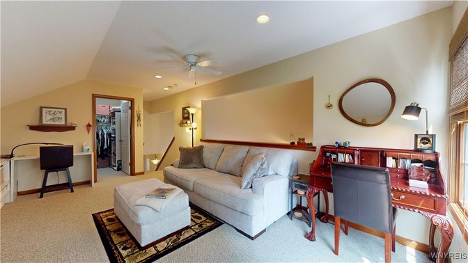 Home Office, Interior, Recessed Lighting