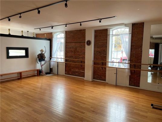 Empty room, Interior, Stone Walls, Wood Texture Flooring