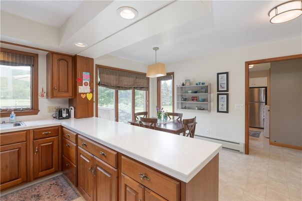 Dining room, Interior, Kitchen, Pendant Lights, Recessed Lighting