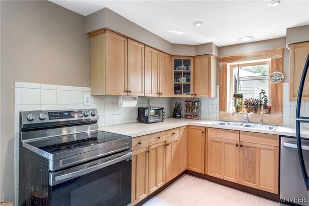 Interior, Kitchen, Recessed Lighting, Stainless Steel Appliances