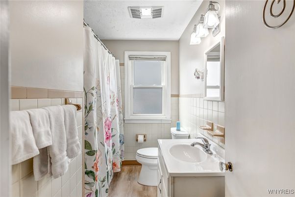 Bathroom, Interior, Wood Texture Flooring