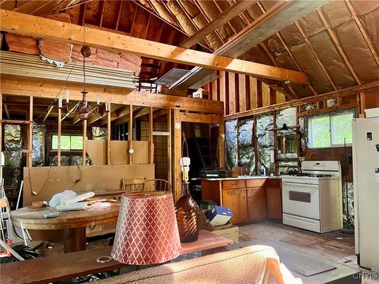 Interior, Washer, Wooden Beams, Wooden Ceilings, Wooden Walls