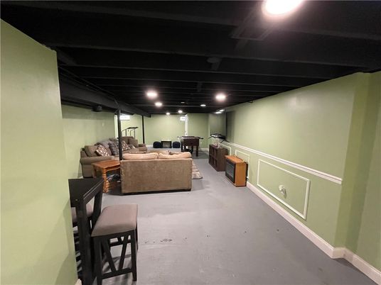Interior, Living room, Recessed Lighting