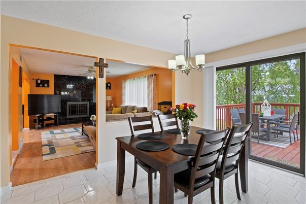 Chandelier, Dining room, Fireplace, Interior, Living room, Wood Texture Flooring