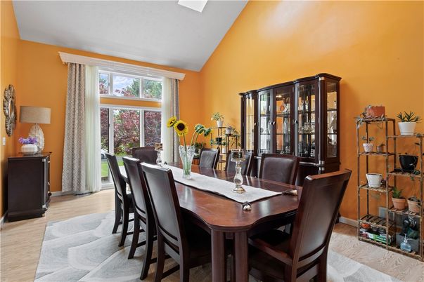 Dining room, Interior, Wood Texture Flooring