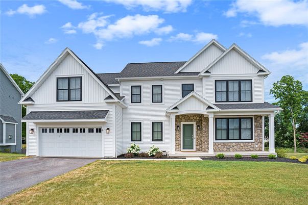 Attached, Exterior, Facade, Farmhouse