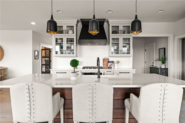 Interior, Kitchen, Pendant Lights, Recessed Lighting