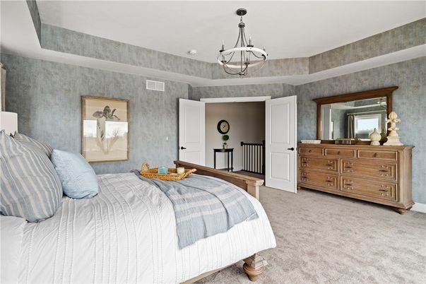 Bedroom, Chandelier, Interior, Pendant Lights