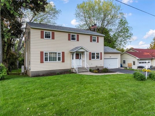 Attached, Detached Garage, Exterior, Facade, Georgian