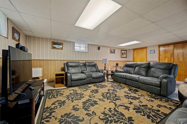 Interior, Living room, Wooden Walls