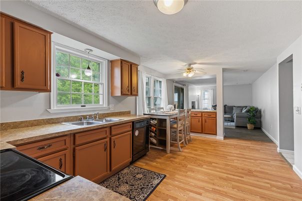 Dining room, Interior, Kitchen, Wood Texture Flooring