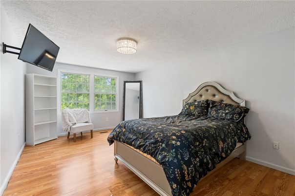 Bedroom, Interior, Wood Texture Flooring