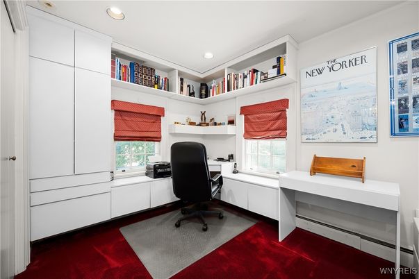 Home Office, Interior, Recessed Lighting