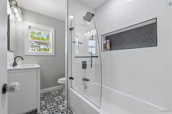 Bathroom, Glass Shower, Interior