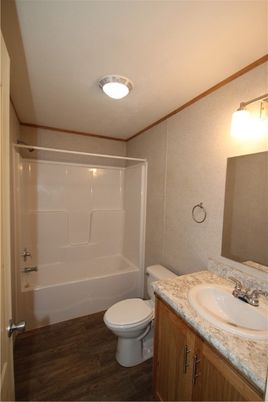 Bathroom, Interior, Wood Texture Flooring
