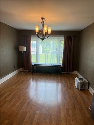 Chandelier, Empty room, Interior, Wood Texture Flooring