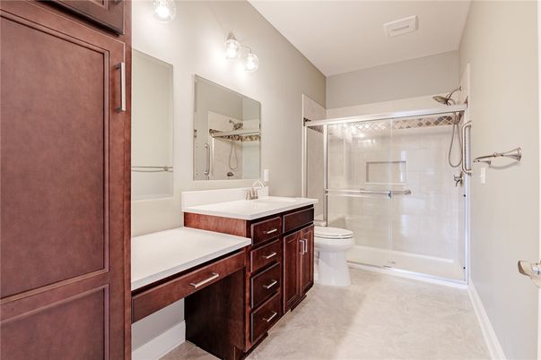 Bathroom, Glass Shower, Interior