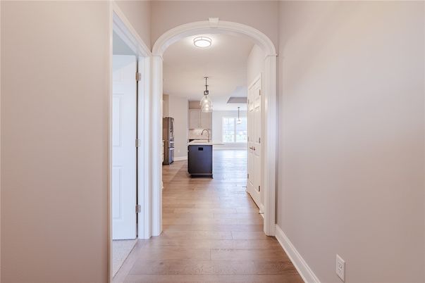 Interior, Kitchen, Pendant Lights, Wood Texture Flooring