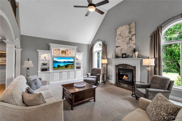Fireplace, Interior, Living room