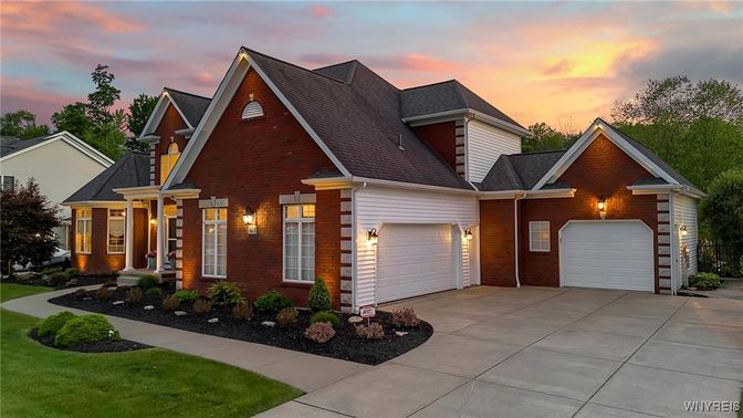 Attached, Exterior, Facade, Brick Facade, Brick Traditional