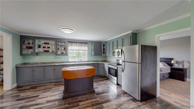 Bedroom, Interior, Kitchen, Wood Texture Flooring