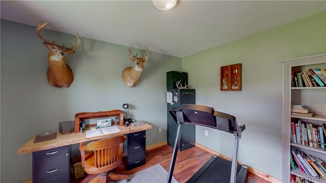 Home Office, Interior, Wood Texture Flooring