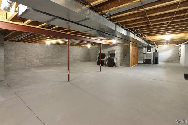 Interior, Stone Walls, Wooden Beams