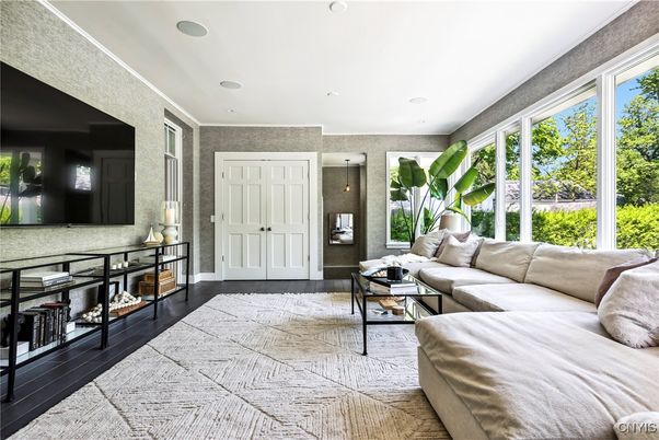 Interior, Living room, Recessed Lighting