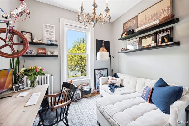 Chandelier, Home Office, Interior