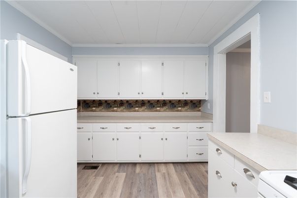 Interior, Kitchen, Wood Texture Flooring