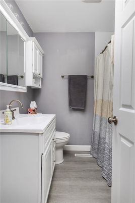 Bathroom, Interior, Wood Texture Flooring