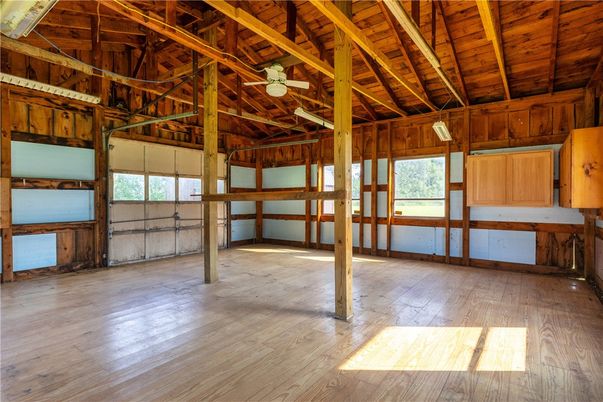 Empty room, Interior, Wooden Beams, Wooden Ceilings, Wood Texture Flooring, Wooden Walls