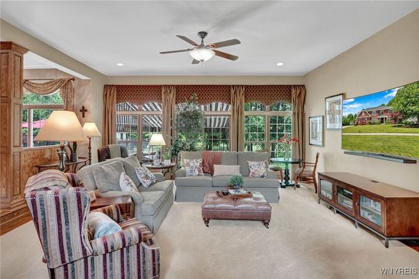 Interior, Living room, Recessed Lighting