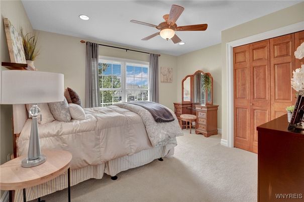 Bedroom, Interior, Recessed Lighting