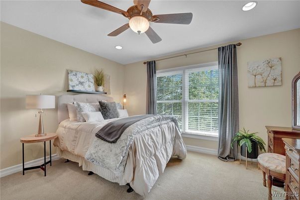 Bedroom, Interior, Recessed Lighting