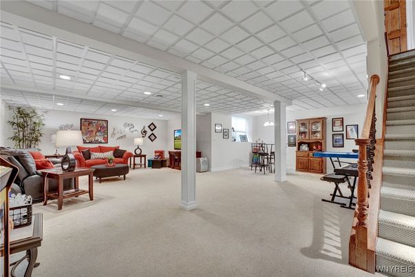 Interior, Living room, Recessed Lighting
