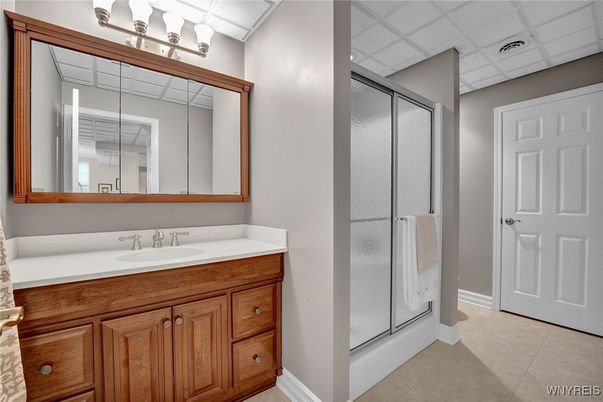 Bathroom, Glass Shower, Interior