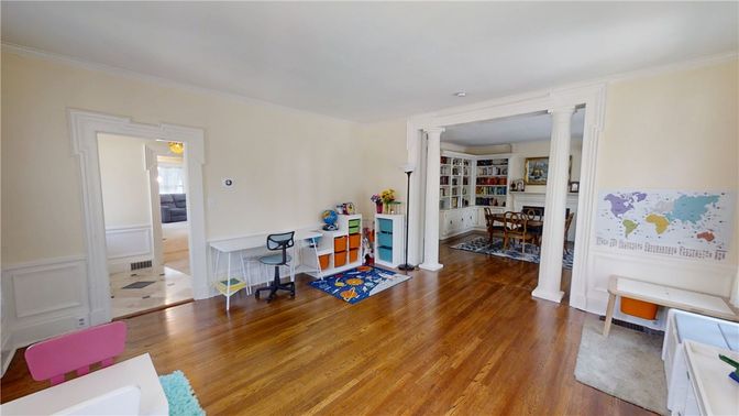 Dining room, Interior, Wood Texture Flooring
